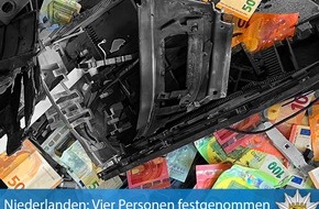 Landeskriminalamt Baden-Württemberg: LKA-BW: Gemeinsame Pressemitteilung der Staatsanwaltschaft Bamberg und der Landeskriminalämter Bayern und Baden-Württemberg: Geldautomatensprengungen - Festnahmen und Durchsuchungen in den Niederlanden