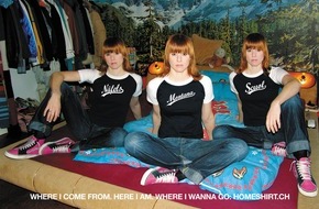 Homeshirt.ch c/o Peta Net AG: Homeshirt.ch lanciert das T-Shirt mit dem persönlichen Schweizer Lieblingsort