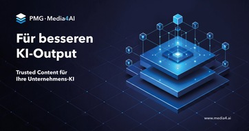 PMG Presse-Monitor GmbH & Co. KG: Verl&auml;ssliche KI braucht vertrauensw&uuml;rdige Quellen: PMG Presse-Monitor startet Media4AI