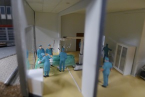 Asklepios Klinik Altona goes Miniatur Wunderland / Krankenhaus wird Teil der Hamburger Modellbau-Attraktion