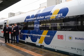 BPOLP Potsdam: Gemeinsame Pressemitteilung der Deutschen Bahn AG, der ViP Verkehrsbetrieb Potsdam GmbH und des Bundespolizeipr&auml;sidiums - 75 Jahre Bundespolizei - Jubil&auml;umsauftakt am Hauptbahnhof Potsdam