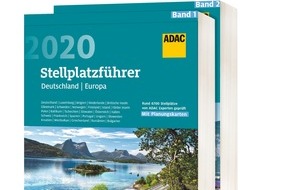 ADAC SE: ADAC Stellplatzführer 2020 weist den Weg zu tausenden Stellplätzen in Europa / Zwei große Planungskarten extra Über 3.500 Rabatte mit der ADAC Campcard