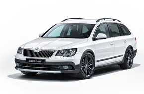 Skoda Auto Deutschland GmbH: Neues Outdoor-Paket für SKODA Superb Combi (FOTO)