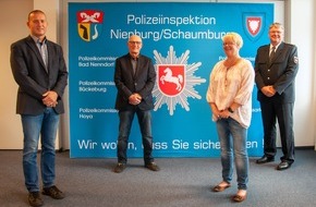 Polizeiinspektion Nienburg / Schaumburg: POL-NI: Nienburg-Polizeichef trifft sich mit "Weißen Ring"