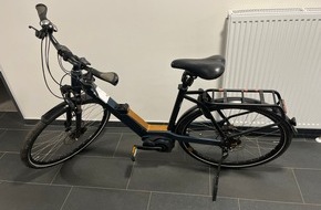 Polizeipräsidium Südhessen: POL-DA: Fischbachtal: Polizei sucht Eigentümer eines hochwertigen E-Bikes