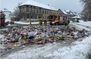 Landespolizeiinspektion Nordhausen: LPI-NDH: Brennendes M&uuml;llauto