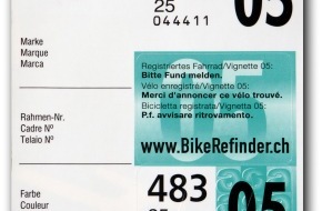 The Key Company: Vignettes pour vélos 05 avec nouveau système de découverte en Suisse