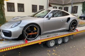 Hauptzollamt Ulm: HZA-UL: Porsche geschmuggelt