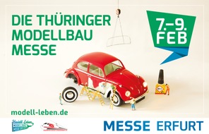 Messe Erfurt: Modell Leben - Einladung Fototermin 06.02.2020, 11.00 Uhr