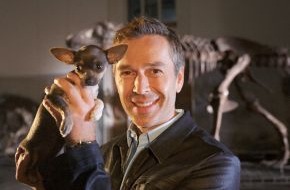 ZDF: Nachts im Frankfurter Senckenberg Naturmuseum:/ ZDF dreht vierte Staffel der ZDF-Reihe "Terra X: Supertiere" (BILD)