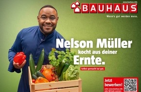 Bauhaus AG: „Selbst gemacht tut gut“ mit BAUHAUS: Aktionen und inspirierende Persönlichkeiten machen Kampagne zum Fest der Sinne