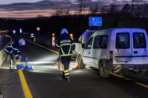 FW-MK: Verkehrsunfall auf der BAB 46