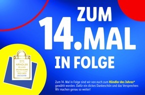 Lidl: Lidl ist zum 14. Mal in Folge "Händler des Jahres" / Verbraucher wählen den Lebensmitteleinzelhändler in der Kategorie "Discounter" auf Platz 1