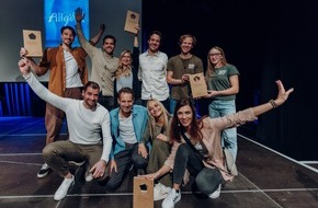 Allgäu Digital - Heimat für Gründung und Innovation: Allgäuer Gründerbühne 2022 - Packair gewinnt den 1. Platz. Sonderpreis für Nachhaltigkeit geht an Piepmatz.