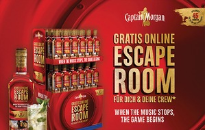 DIAGEO Germany GmbH: DIAGEO PM: Captain Morgan Escape-Room-Promotion für den Handel