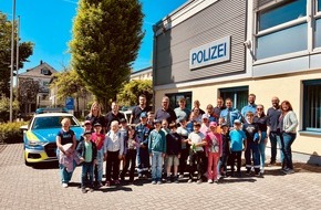 Polizeidirektion Montabaur: POL-PDMT: Kinder- und Jugendfeuerwehr Hartenfels zu Gast bei der Polizeiinspektion Westerburg