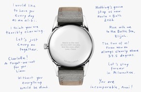 NOMOS Glashütte/SA Roland Schwertner KG: Valentine’s Day: Watches with Love Letters