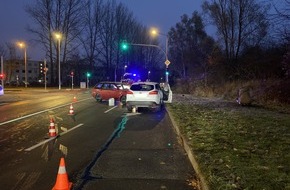 Polizeiinspektion Anklam: POL-ANK: Betrunkener Autofahrer baut Verkehrsunfall