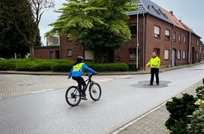 Kreispolizeibehörde Heinsberg: POL-HS: Ein Besuch beim Radfahrtraining an der Grundschule