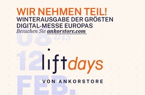 Ankorstore: Nach großem Erfolg der ersten "liftdays": Ankorstore setzt virtuelle Messe für Einzelhändler und Marken fort