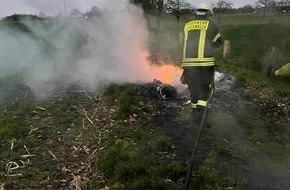 Feuerwehr Schermbeck: FW-Schermbeck: Verdächtiger Rauch in Rüste