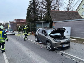 KFV Bodenseekreis: Verkehrsunfallserie mit 6 beteiligten Fahrzeugen