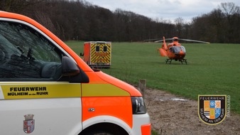 Feuerwehr Mülheim an der Ruhr: FW-MH: Arbeitsunfall auf einer Baustelle - Zwei Schwerverletzte