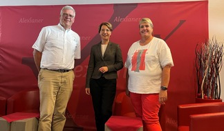 Polizei Münster: POL-MS: Polizeipräsidentin Alexandra Dorndorf zu Gast bei der ISG - Verantwortliche tauschen sich über Neuigkeiten und Veränderungen im Bahnhofsviertel aus
