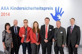AXA Konzern AG: Mehr Sicherheit für Kinder - AXA verleiht Kindersicherheitspreis (FOTO)