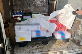 Polizei Gelsenkirchen: POL-GE: Polizisten stoppen Transporter mit ungekühltem Fleisch auf Ladefläche