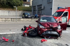 Kreispolizeibeh&ouml;rde Oberbergischer Kreis: POL-GM: Drei Verletze bei Unfall im Kreuzungsbereich