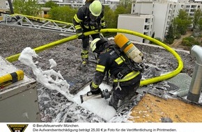 Feuerwehr München: FW-M: Es brennt in der Betondecke (Hadern)