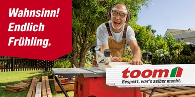 toom Baumarkt GmbH: Hey Follower: toom startet mit neuer Kampagne ins Frühjahr / Martin Brambach wird zum DIY-Influencer