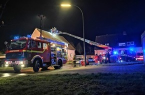 Freiwillige Feuerwehr Werne: FW-WRN: FEUER_2 - DLK - Kaminbrand - Überörtliche Hilfe in Bergkamen Rünthe