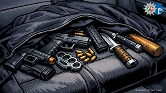 Polizeipr&auml;sidium Oberhausen: POL-OB: M&ouml;glicherweise gewaltt&auml;tiger Konflikt verhindert - Polizei Oberhausen stellt Waffen sicher