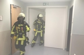 Feuerwehr Bochum: FW-BO: Brandschutzübung im Marienhospital Wattenscheid