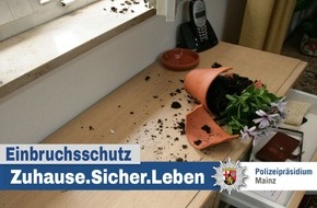 Polizeipräsidium Mainz: POL-PPMZ: Mainz-Bretzenheim - Einbruch in Mehrfamilienhaus