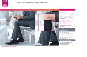 medi GmbH & Co. KG: Kino, Kino auf www.medi.de / So kommt der Druck in den Kompressionsstrumpf (Mit Bild)