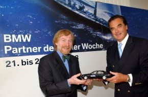 BMW Group: Kieler Woche fährt mit BMW: Automobilhersteller unterstreicht seine Bindung an den internationalen Segelrennsport