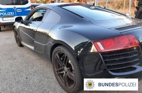 Bundespolizeiinspektion Weil am Rhein: BPOLI-WEIL: Bundespolizei Weil am Rhein stellt europaweit gesuchten Sportwagen sicher