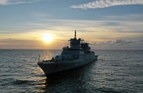 Presse- und Informationszentrum Marine: Erster Einsatz Fregatte F125: "Baden-Württemberg" verlegt ins Mittelmeer