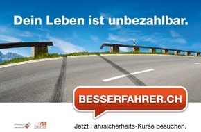 Schweizerischer Verkehrssicherheitsrat - Besserfahrer.ch: Deutlich mehr Besserfahrer auf Schweizer Strassen
