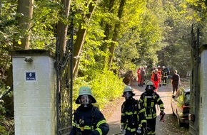 Freiwillige Feuerwehr Königswinter: FW Königswinter: Heißwassergerät brennt im Keller eines Hauses in Königswinter