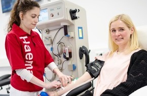 Haema Blutspendedienst: Plasmaspenden helfen weltweit 450.000 CIDP-Betroffenen / Haema ruft zu Plasmaspenden auf