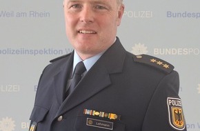 Bundespolizeiinspektion Weil am Rhein: BPOLI-WEIL: Leitungswechsel bei der Bundespolizeiinspektion Weil am Rhein