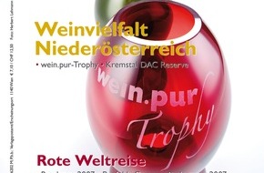 Oesterreichischer Agrarverlag: GENUSS.wein.pur 5/2010 ist da - Die wein.pur Trophy, die Schweiz und andere Wein-Highlights