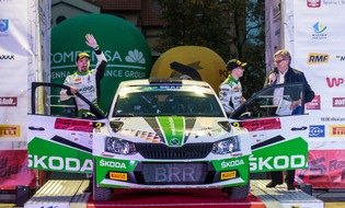 Skoda Auto Deutschland GmbH: Rallye-EM in Polen: Kreim/Christian zum vierten Mal in Serie auf dem U28-Podest (FOTO)