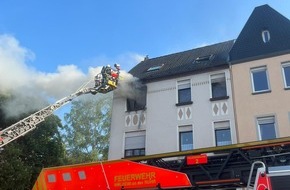 Feuerwehr Mülheim an der Ruhr: FW-MH: Ausgedehnter Wohnungsbrand im Bereich der Saarner Straße