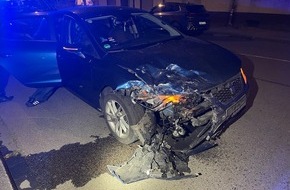 Polizei Hagen: POL-HA: Verkehrsunfall mit Sachschaden / nur noch 150 Meter