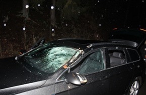Kreispolizeibehörde Olpe: POL-OE: Pkw-Fahrerin kollidiert mit abgerutschtem Baum